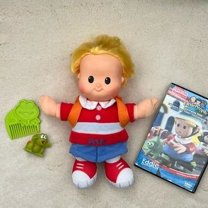 Fisher Price Little People Eddie Doll 11 With DVD